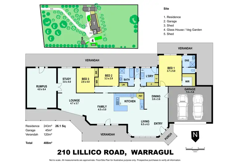Floorplan of Homely rural property listing, 210 Lillico Road, Warragul VIC 3820