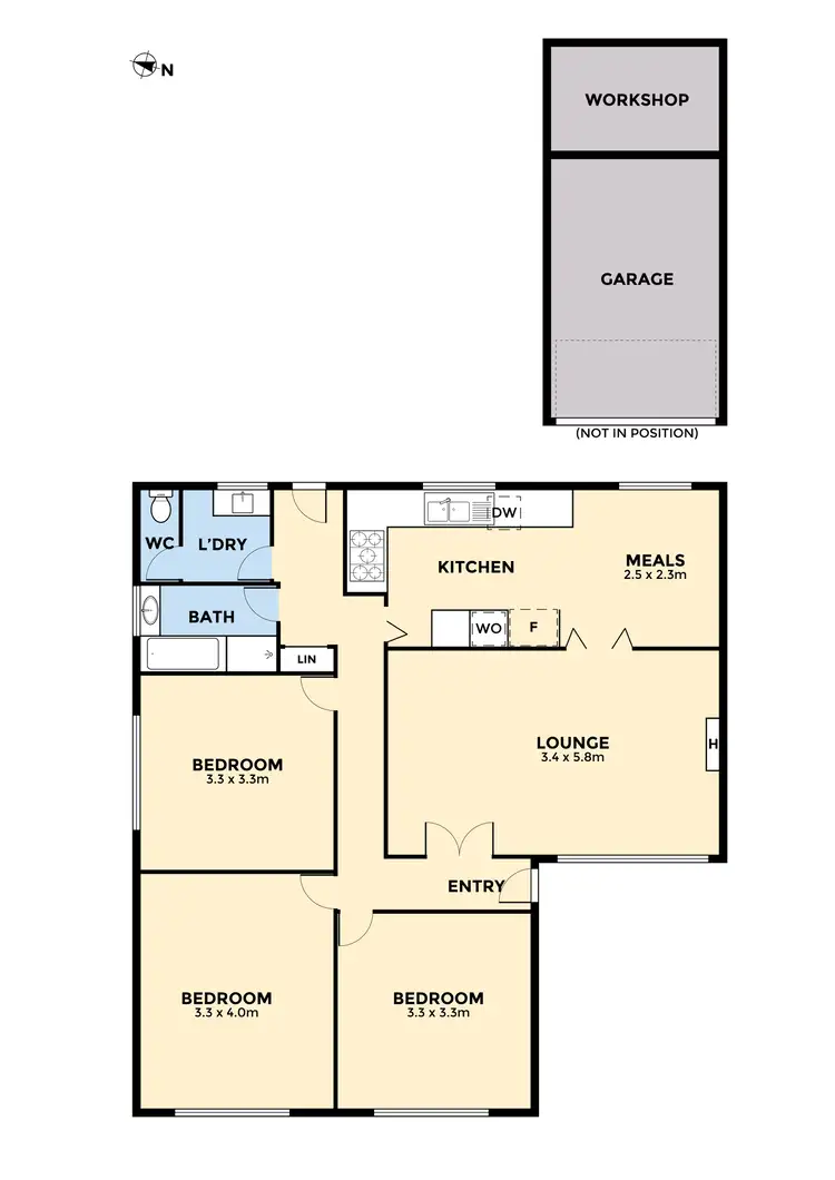 Floorplan of Homely house listing, 324 Waterloo Road, Glenroy VIC 3046