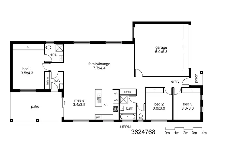 Floorplan of Homely house listing, 42 Hollanders Cres, Kelso QLD 4815