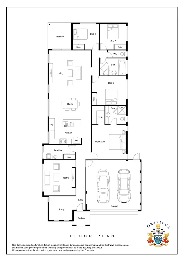 Floorplan of Homely house listing, 23 Lannam Road, Hilbert WA 6112