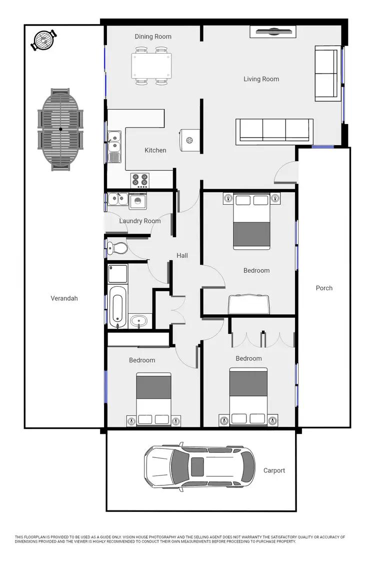 Floorplan of Homely house listing, 16 Elouera Drive, Irymple VIC 3498