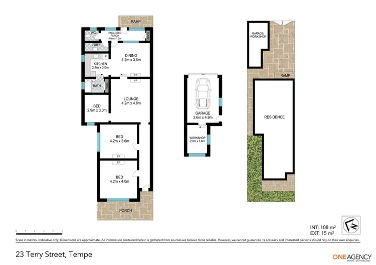 Floorplan of Homely house listing, 23 Terry Street, Tempe NSW 2044