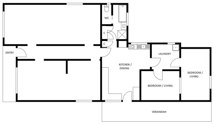 Floorplan of Homely house listing, 8 Burkes Road, Terang VIC 3264