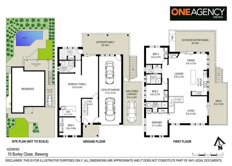 Floorplan of Homely house listing, 10 Burley Close, Illawong NSW 2234