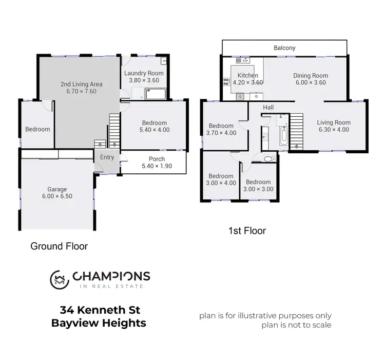 Floorplan of Homely house listing, 34 Kenneth Street, Bayview Heights QLD 4868