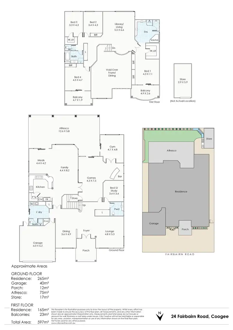 Floorplan of Homely house listing, 24 Fairbairn Road, Coogee WA 6166