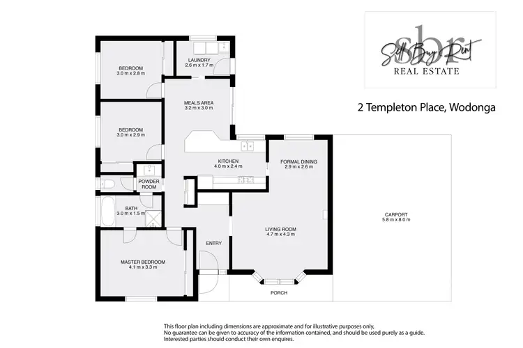 Floorplan of Homely house listing, 2 TEMPLETON PLACE, Wodonga VIC 3690