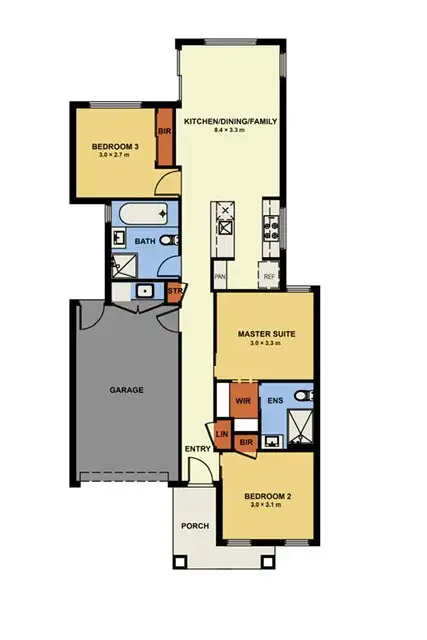 Floorplan of Homely house listing, 27 Sonata Street, Wyndham Vale VIC 3024