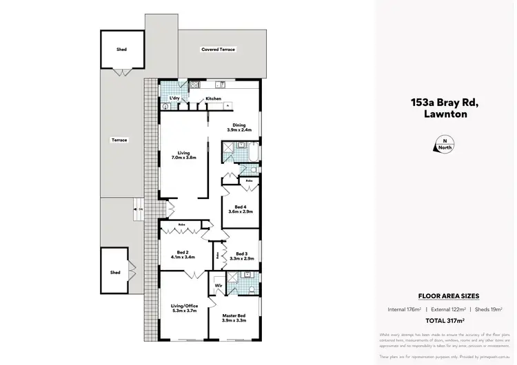 Floorplan of Homely house listing, 153a Bray Road, Lawnton QLD 4501