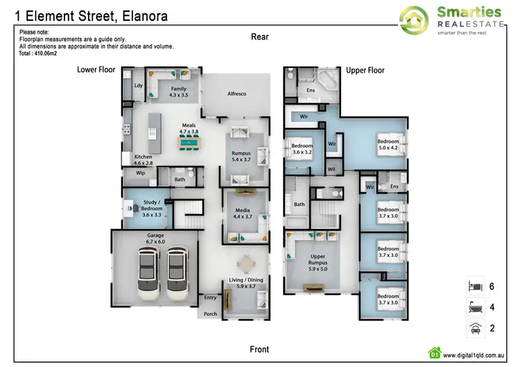 Floorplan of Homely house listing, 1 Element Street, Elanora QLD 4221