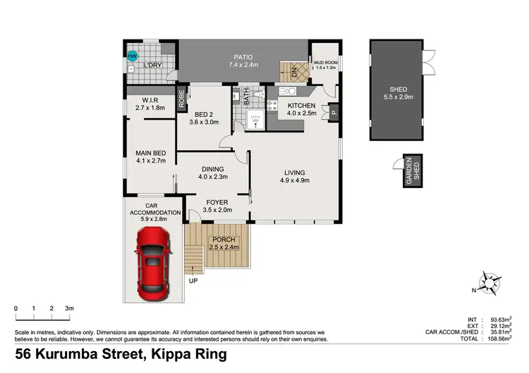 Floorplan of Homely house listing, 56 Kurumba Street, Kippa-Ring QLD 4021