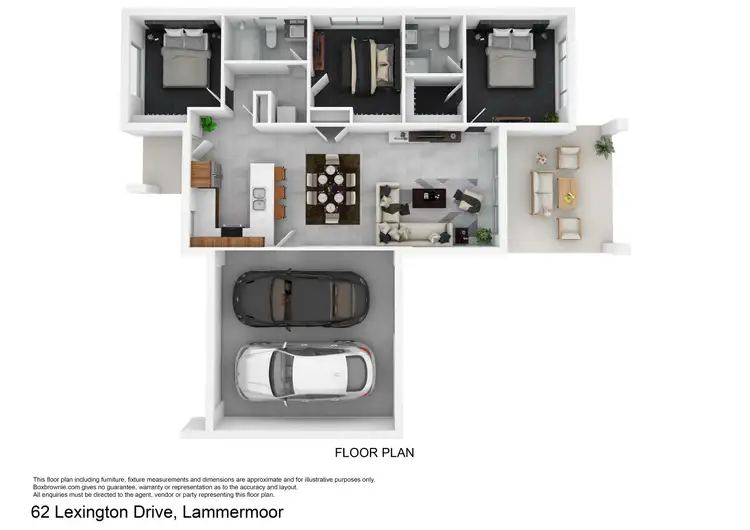 Floorplan of Homely house listing, 62 Lexington Drive, Lammermoor QLD 4703