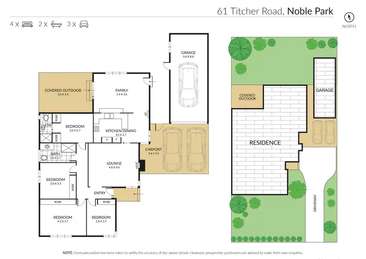 Floorplan of Homely house listing, 61 Titcher Road, Noble Park North VIC 3174
