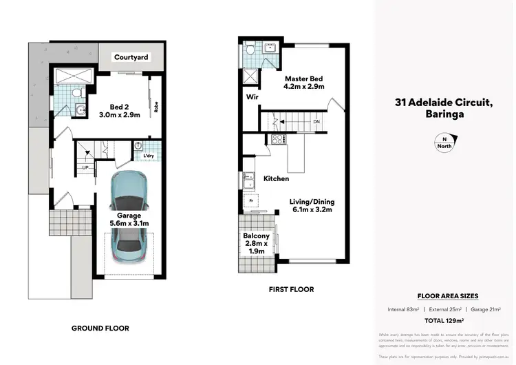 Floorplan of Homely house listing, 31 Adelaide Circuit, Baringa QLD 4551