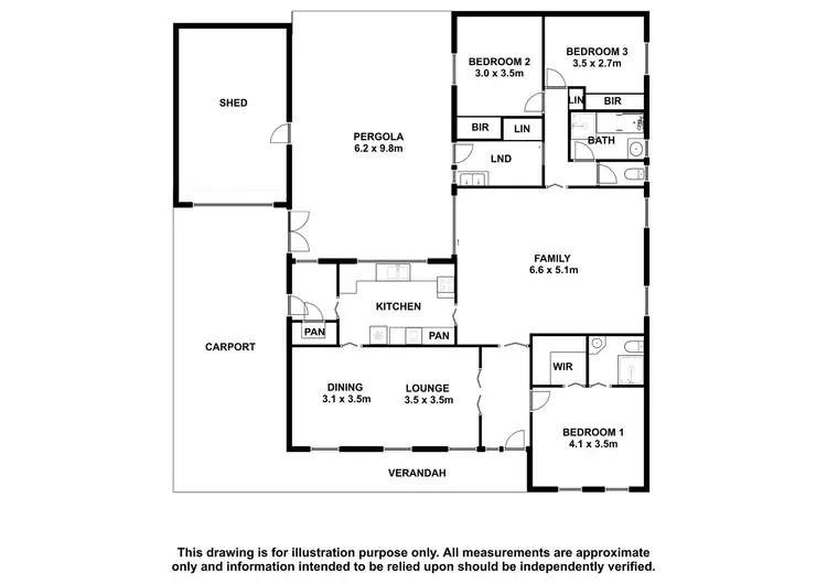 Floorplan of Homely house listing, 2 Finch Street, Mount Gambier SA 5290
