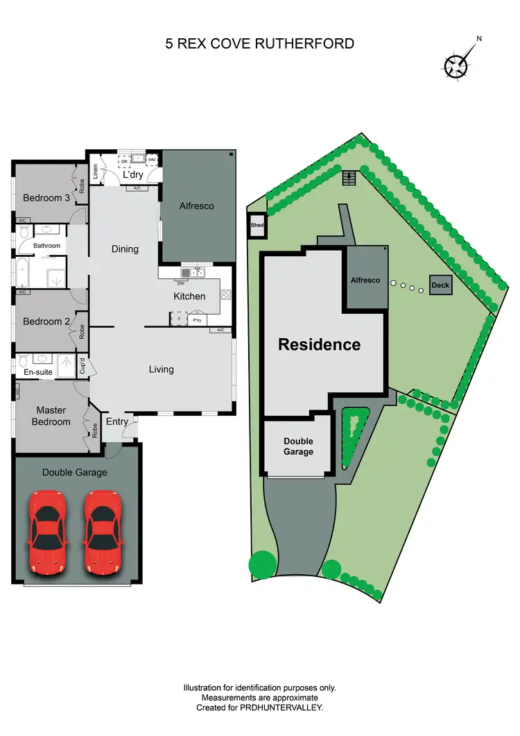Floorplan of Homely house listing, 5 Rex Cove, Rutherford NSW 2320