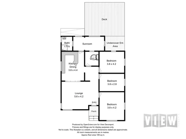 Floorplan of Homely house listing, 14 Dowbiggin Street, Railton TAS 7305