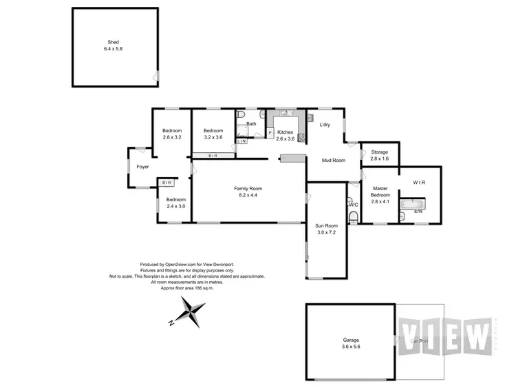 Floorplan of Homely house listing, 110 Brooke Street, East Devonport TAS 7310
