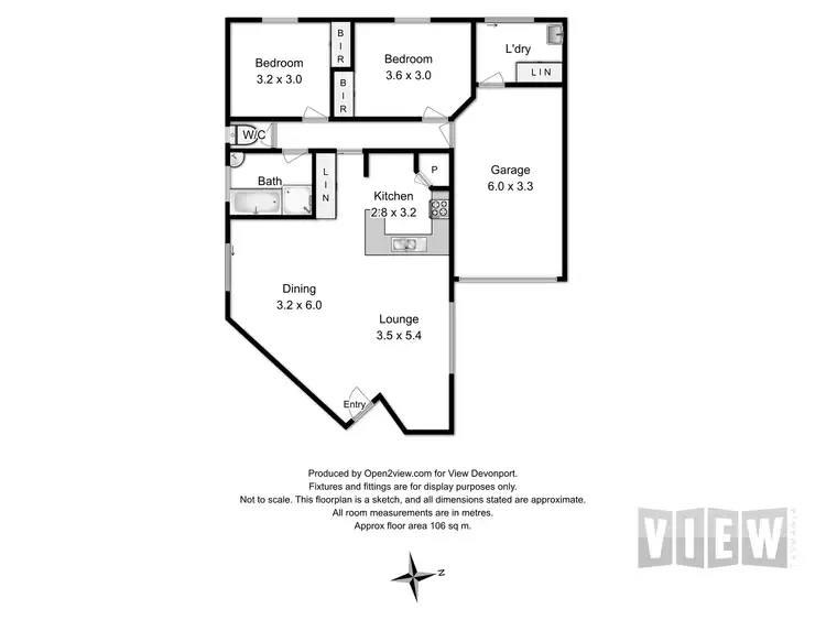 Floorplan of Homely unit listing, 2/5 Chablis Court, Latrobe TAS 7307