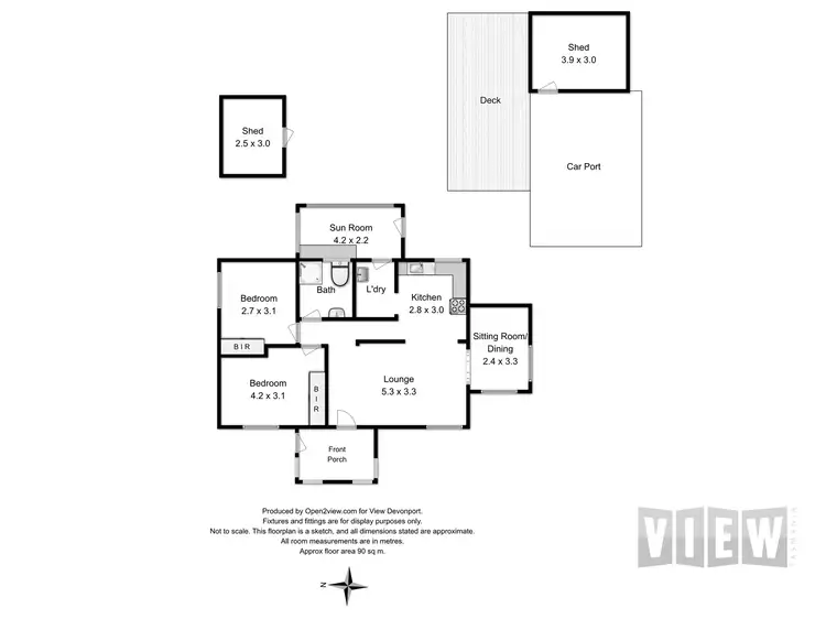Floorplan of Homely house listing, 9 Tasman Place, Devonport TAS 7310