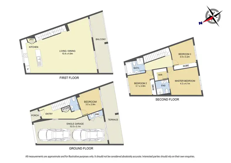 Floorplan of Homely townhouse listing, 18 Alexander Circuit, Craigieburn VIC 3064