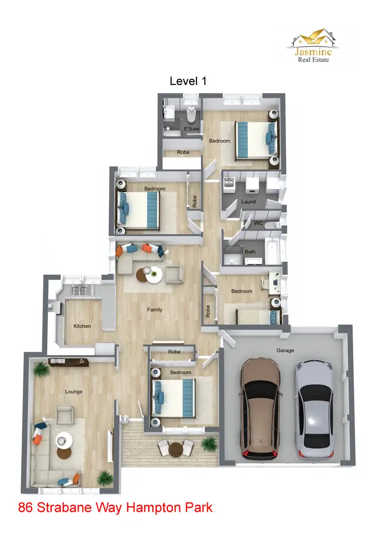 Floorplan of Homely house listing, 86 Strabane Way, Hampton Park VIC 3976