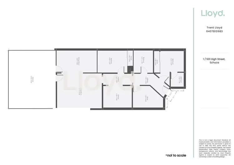 Floorplan of Homely apartment listing, 1/501 High Street, Echuca VIC 3564