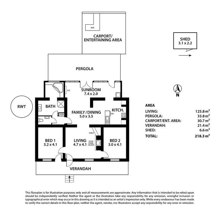 Floorplan of Homely house listing, 11A Venables Street, Macclesfield SA 5153
