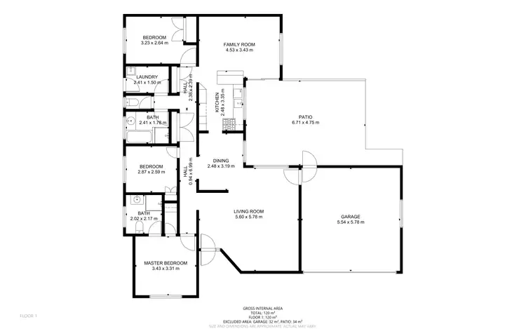 Floorplan of Homely house listing, 7 Byrd Court, Wilsonton QLD 4350
