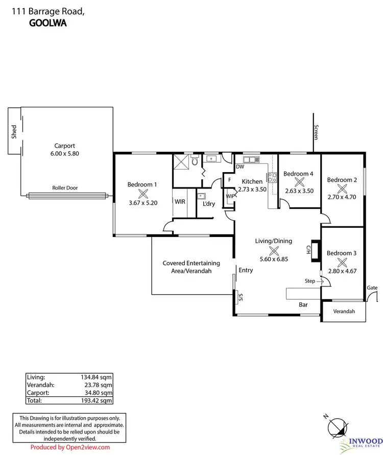Floorplan of Homely house listing, 111 Barrage Road, Goolwa SA 5214