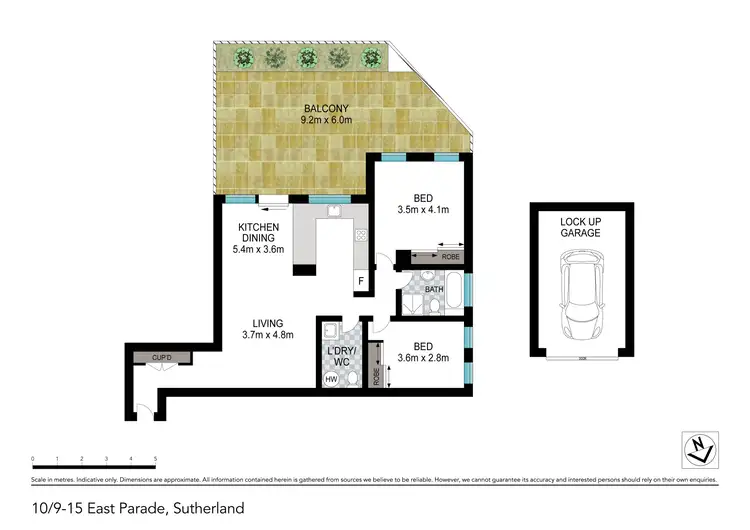 Floorplan of Homely apartment listing, 10/9 East Parade, Sutherland NSW 2232