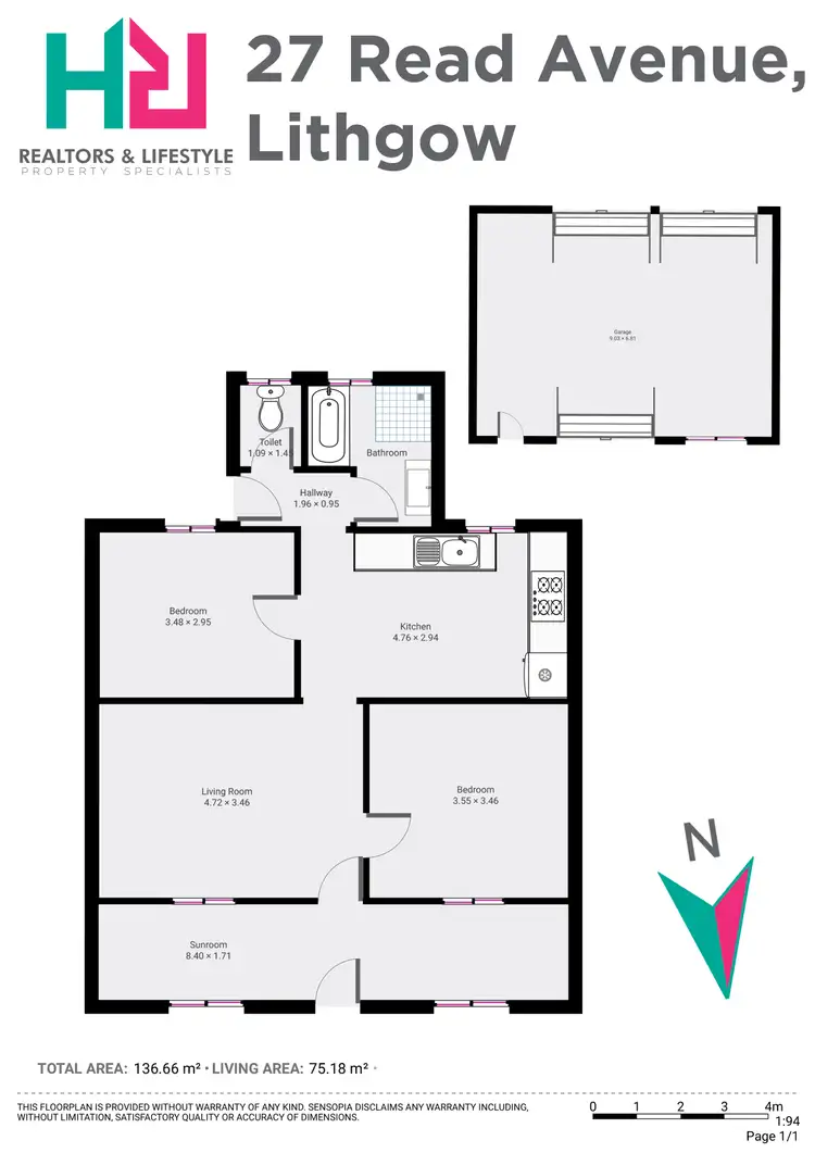 Floorplan of Homely house listing, 27 Read Avenue, Lithgow NSW 2790