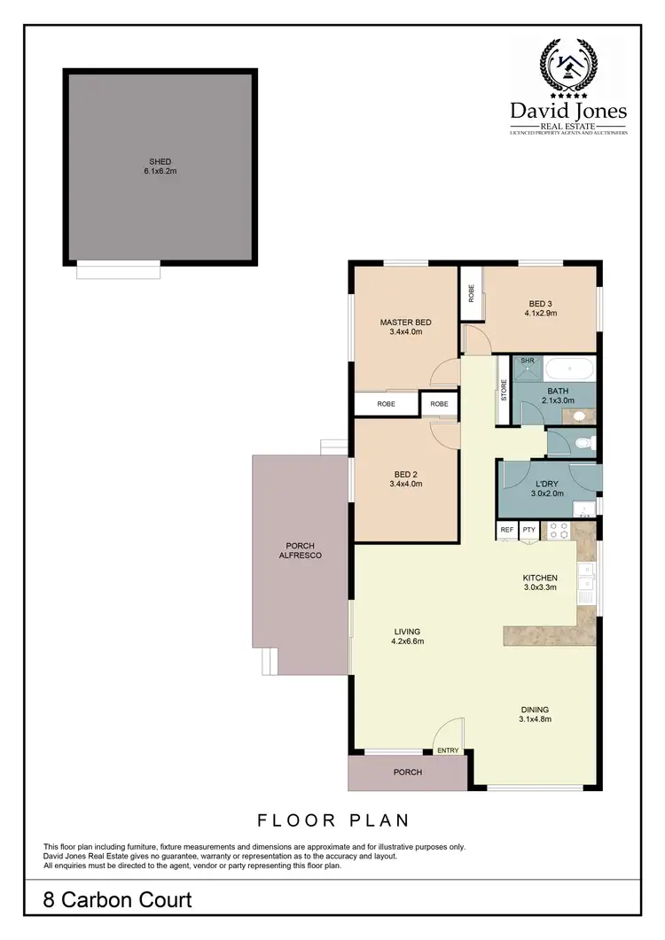 Floorplan of Homely house listing, 8 Carbon Court, Bethania QLD 4205