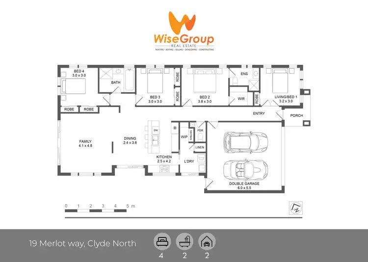 Floorplan of Homely house listing, 19 Merlot Way, Clyde North VIC 3978