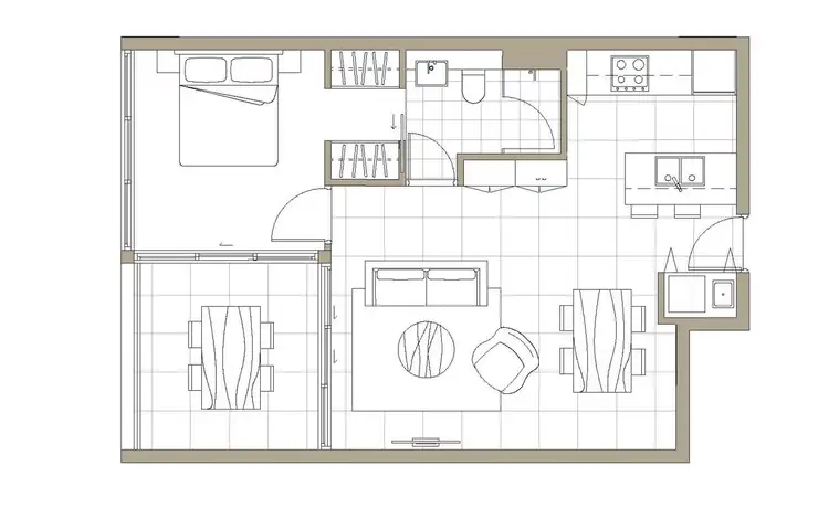 Floorplan of Homely unit listing, 205/3 Meta Street, Mooloolaba QLD 4557