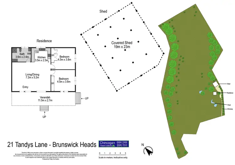 Floorplan of Homely rural property listing, 21 Tandys Lane, Brunswick Heads NSW 2483