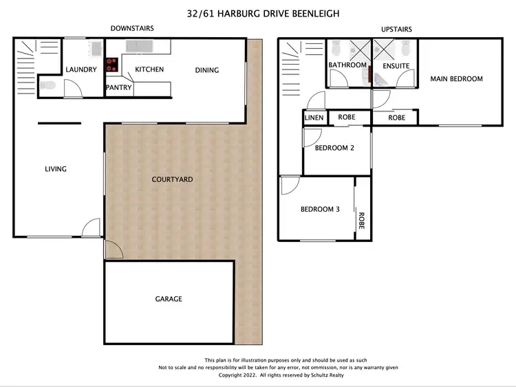 Floorplan of Homely unit listing, 32/61 Harburg Drive, Beenleigh QLD 4207