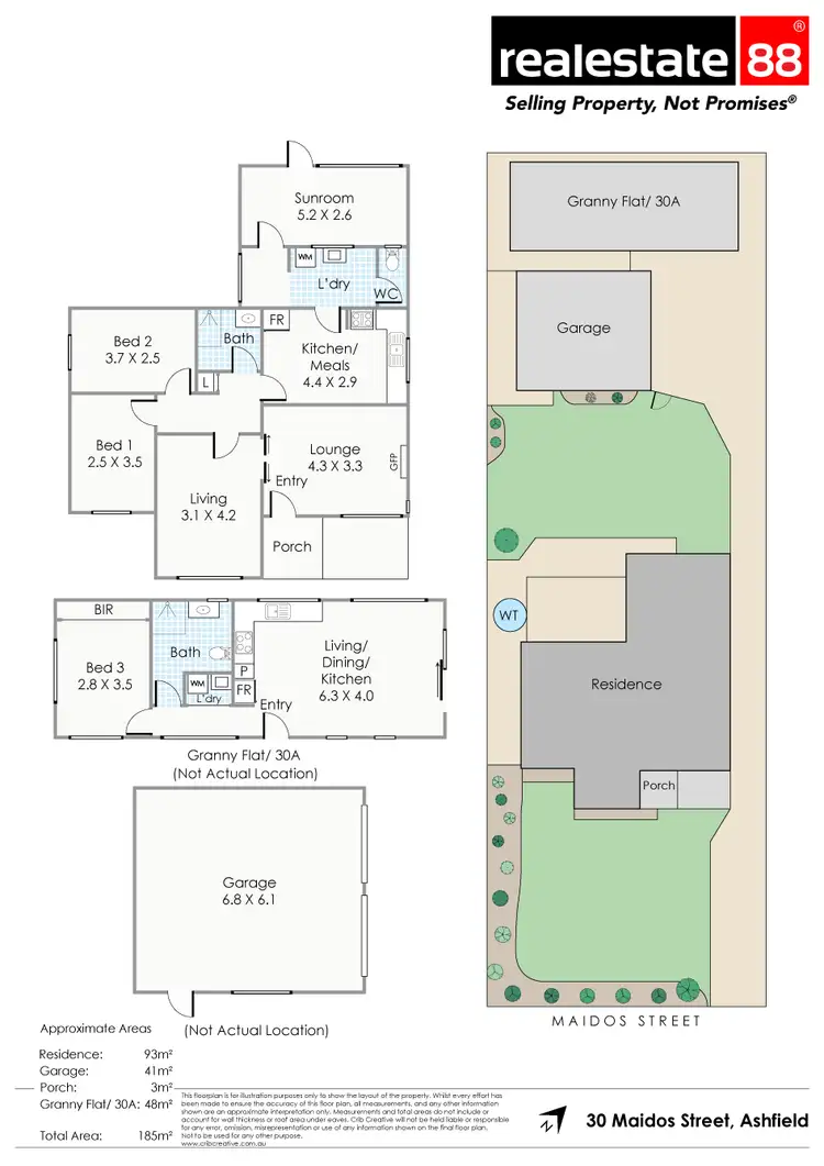 Floorplan of Homely house listing, 30 Maidos Street, Ashfield WA 6054