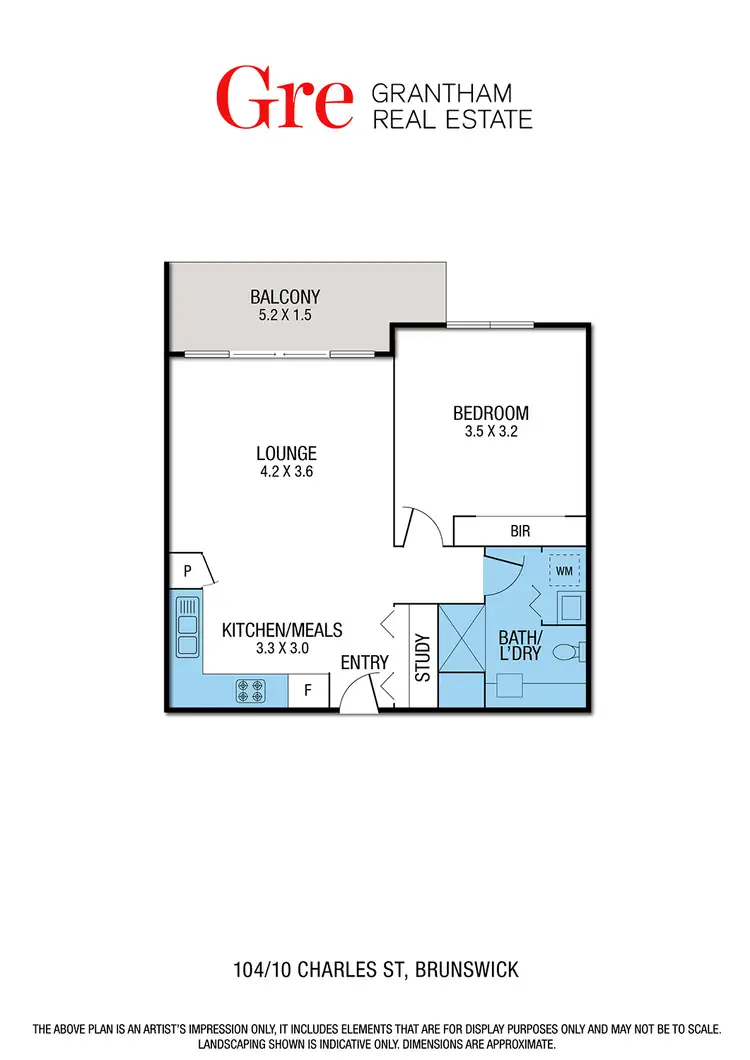 Floorplan of Homely apartment listing, 104/10 Charles Street, Brunswick VIC 3056