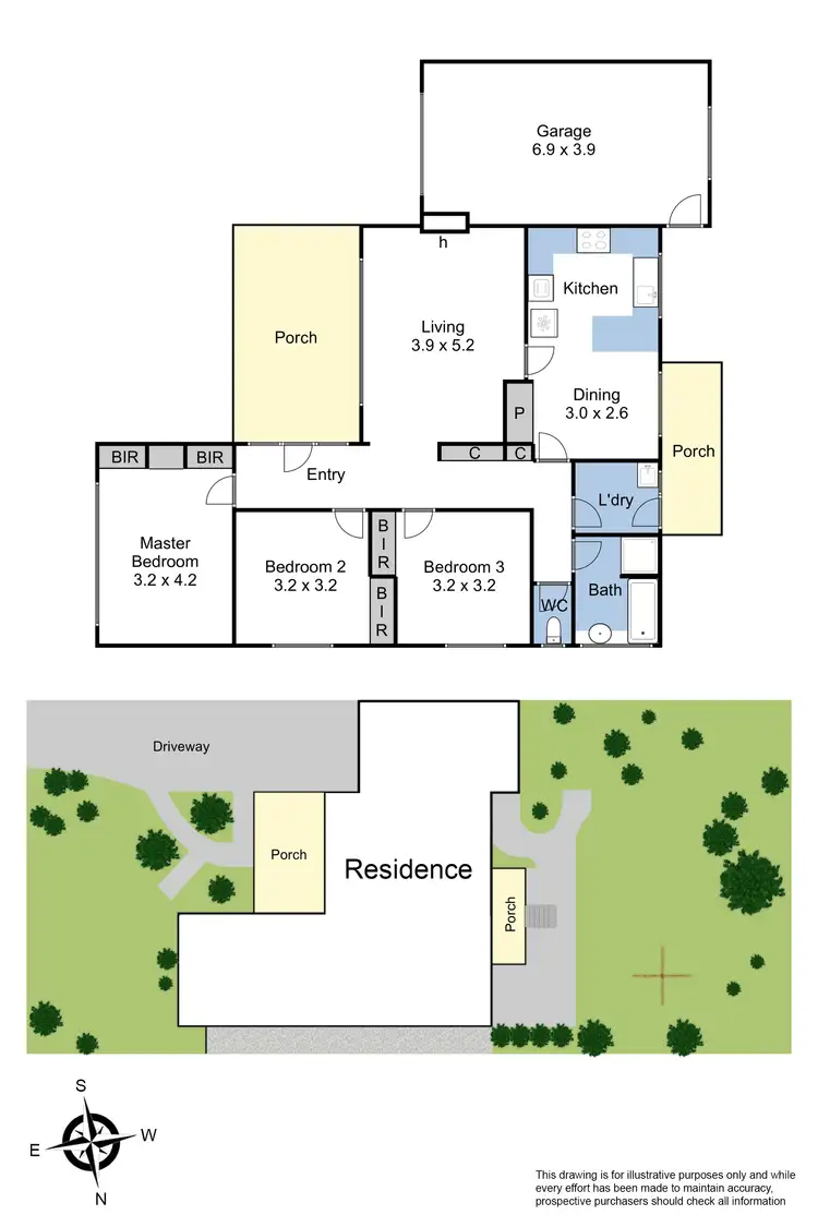 Floorplan of Homely house listing, 10 BUNARONG DRIVE, Frankston VIC 3199