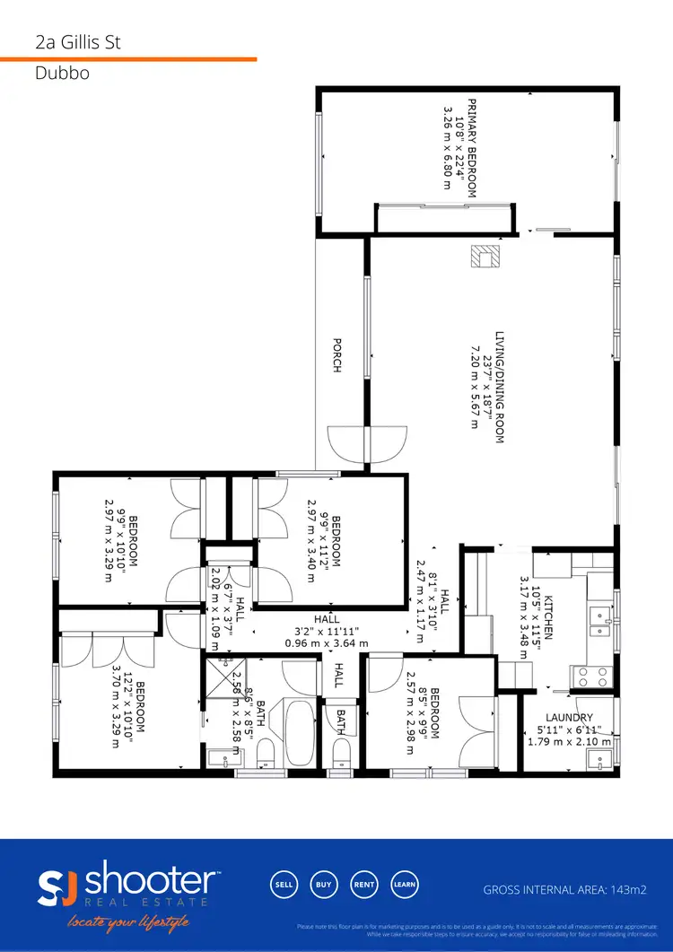 Floorplan of Homely house listing, 2A Gillis Street, Dubbo NSW 2830