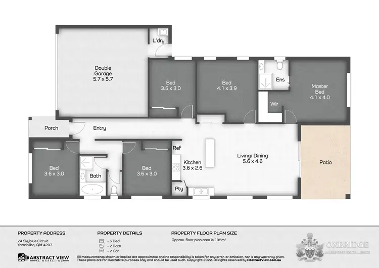 Floorplan of Homely house listing, 74 Skyblue Circuit, Yarrabilba QLD 4207