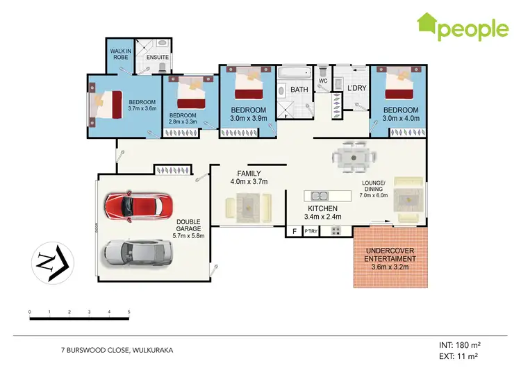 Floorplan of Homely house listing, 7 Burswood Close, Wulkuraka QLD 4305