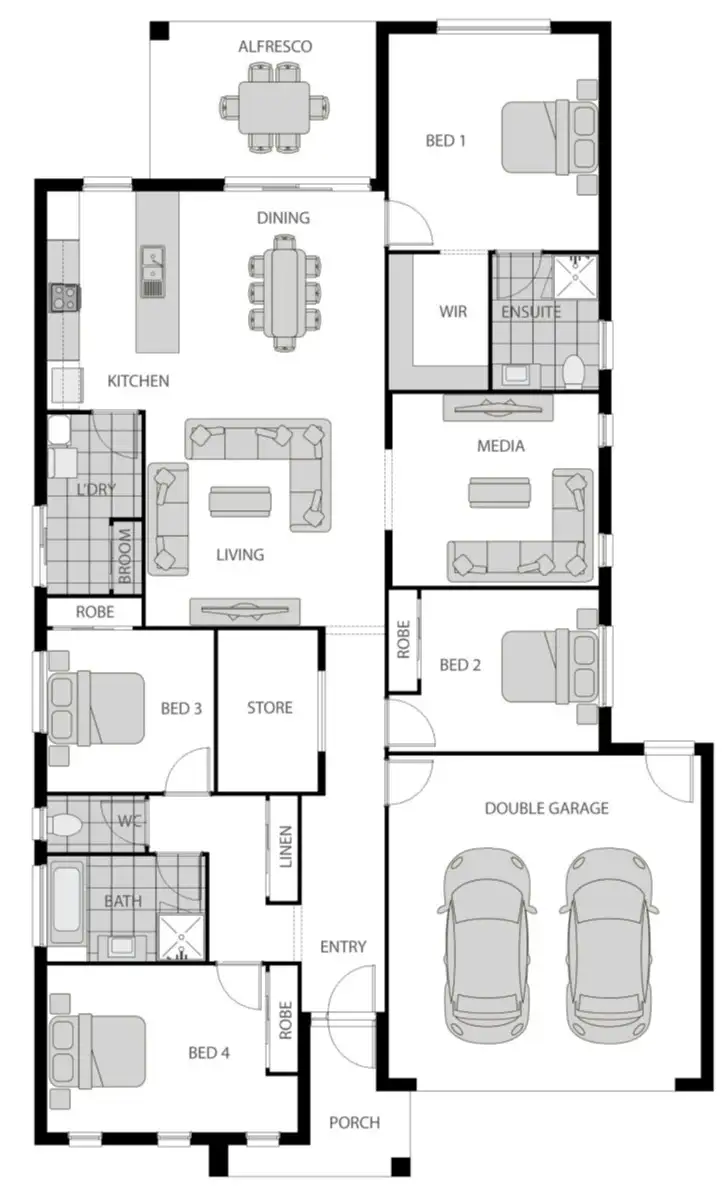 Floorplan of Homely house listing, Address available on request
