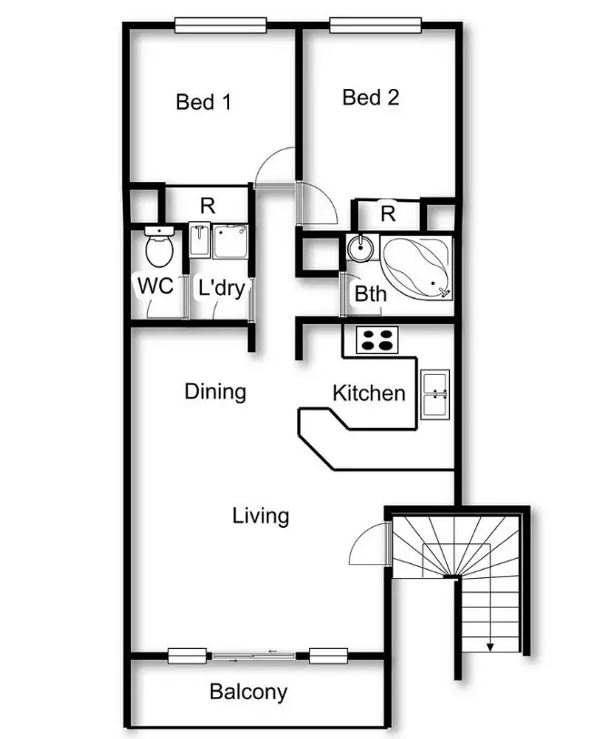 Floorplan of Homely apartment listing, 41/53 Mcmillan Crescent, Griffith ACT 2603