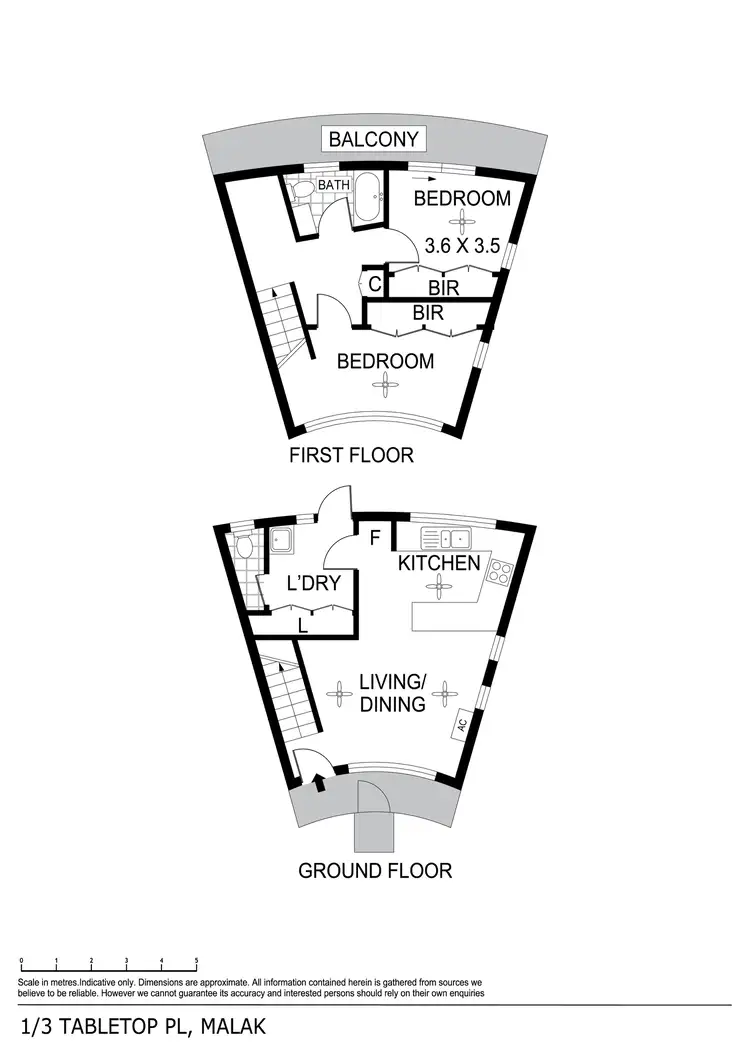 Floorplan of Homely townhouse listing, 1/3 Tabletop Place, Malak NT 812