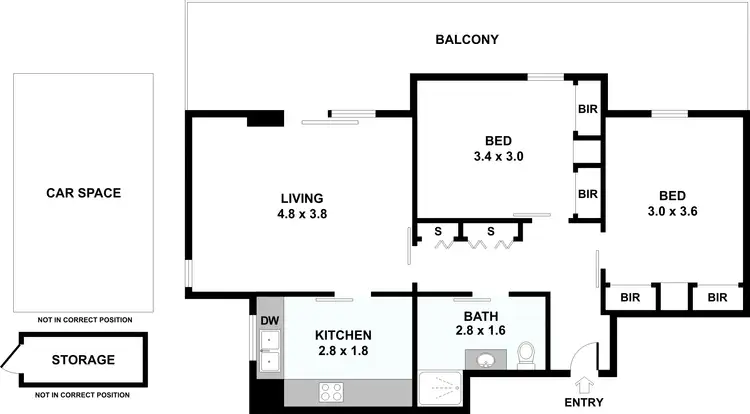 Floorplan of Homely apartment listing, 13/171 Flemington Road, North Melbourne VIC 3051