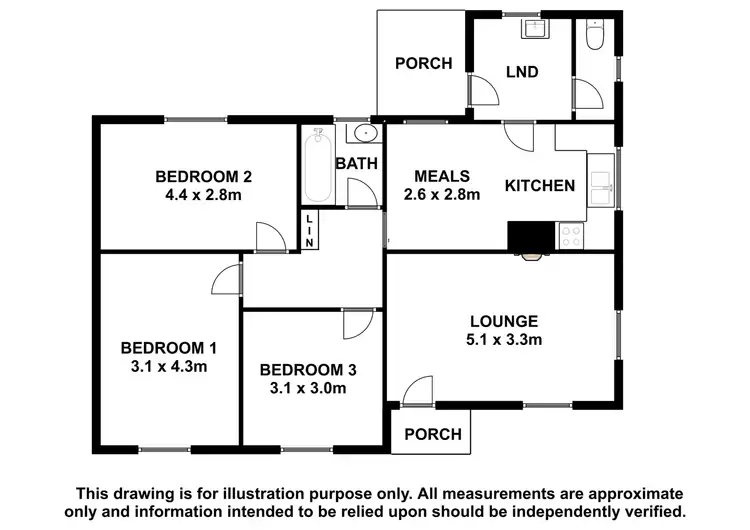 Floorplan of Homely house listing, 15 Dandaloo Place, Mount Gambier SA 5290