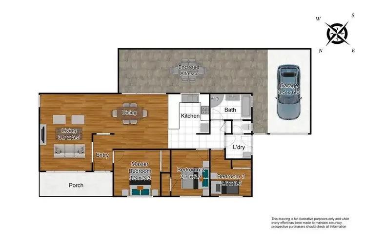 Floorplan of Homely unit listing, 51A Thomas Mitchell Drive, Endeavour Hills VIC 3802