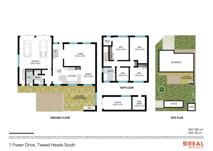 Floorplan of Homely house listing, 1 Fraser Drive, Tweed Heads South NSW 2486